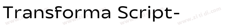Transforma Script字体转换
